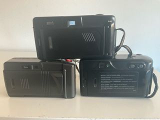 139. Lote de 3 Cámaras Analógicas, todas por 11€