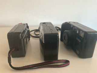 139. Lote de 3 Cámaras Analógicas, todas por 11€