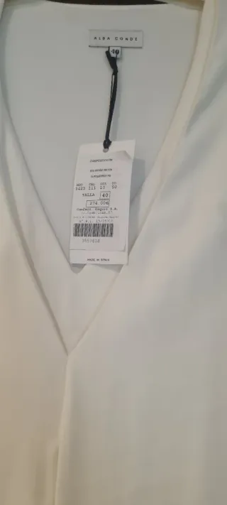 Vestido Alba Conde Blanco