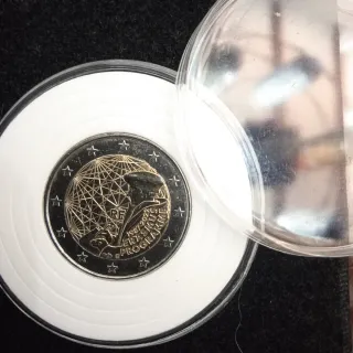 RF 2 Euro 35 años 36 estados Programa Erasmus