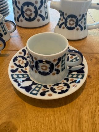 Juego de té Sargadelos Burela 12 servicios