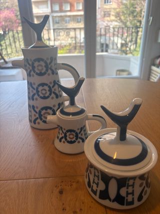 Juego de té Sargadelos Burela 12 servicios
