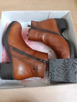 Botines Mujer Fluchos Marrones Talla 38