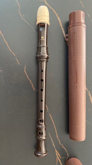 Flauta dulce Zen-On marrón