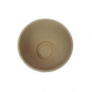 Vaso Grande Moderno in Fibra Sintetica 45cm Taupe