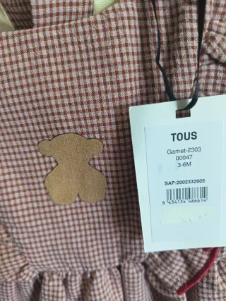 Vestido bebé Tous 3-6 meses