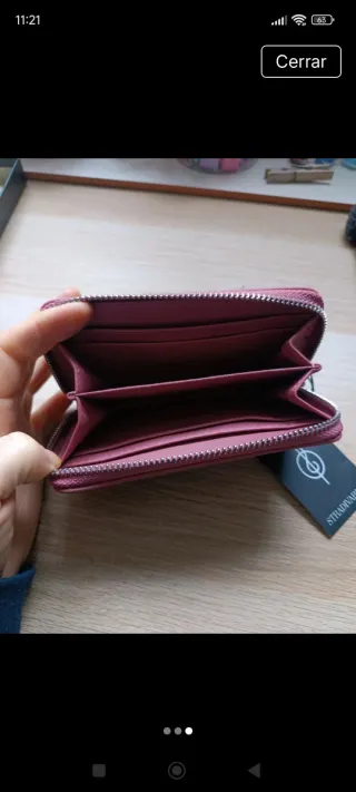 Monedero Stradivarius rosa