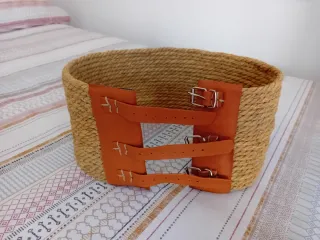 Faja Nazareno Esparto Beige/Marrón Talla Única