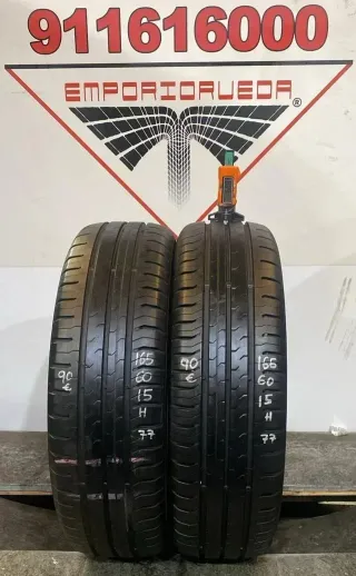 165 60 15 H CONTINENTAL RUEDA AL 90% VIDA UTIL