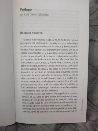 Rimas y leyendas-Bécquer=3€+regalo