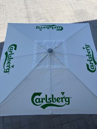 Parasol Hostelería Carlsberg 2,5x2,5m (5 unidades)