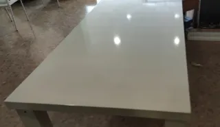 Mesa de comedor blanca 1.80x0.80