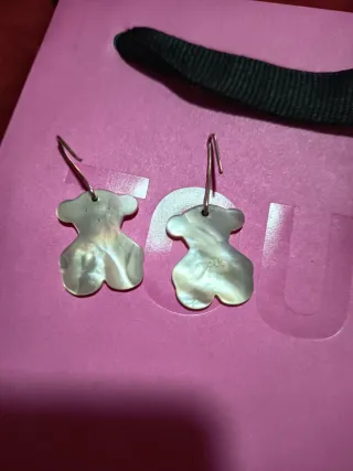 Pendientes Oso Tous Nácar