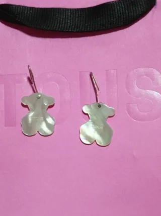 Pendientes Oso Tous Nácar