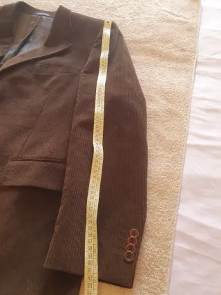 Giacca velluto marrone uomo taglia 54