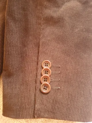 Giacca velluto marrone uomo taglia 54