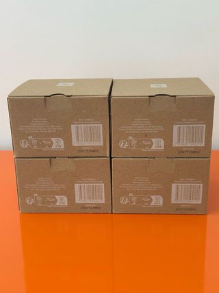 Juego 4 tazas café Nespresso con plato cristal