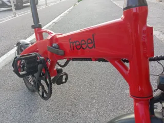 Bicicleta Eléctrica Plegable FREEEL Z03 Roja