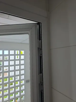 Puerta aluminio y cristal 210 x 80