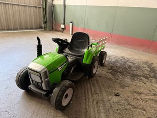 Tractor Eléctrico Infantil con Remolque