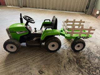 Tractor Eléctrico Infantil con Remolque