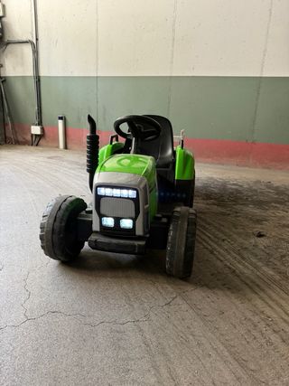Tractor Eléctrico Infantil con Remolque