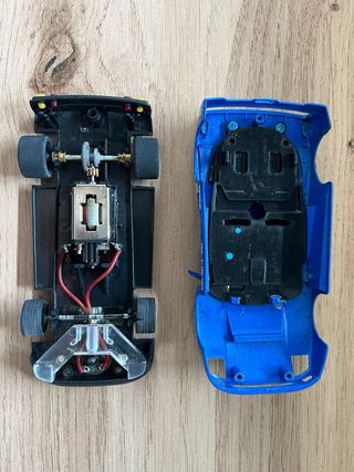 Ferrari F40 Pilot Scalextric Azul