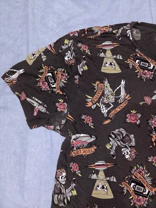 Camiseta Estampada Estilo Tattoo Talla L