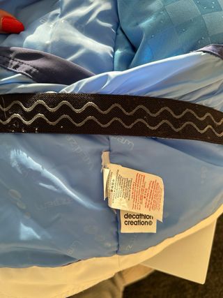 Chaqueta de Nieve Blanca y Azul