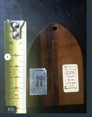 Icono Virgen y Niño Plata