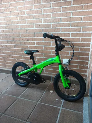 Bicicleta infantil verde Monty 102
