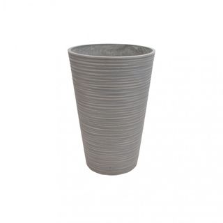 Vaso Alto in Fibra Sintetica Antracite Ø31x46cm