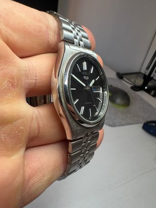 Seiko 5 Automático Negro Plata