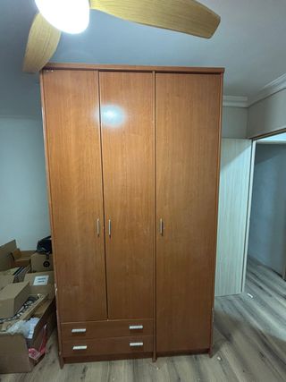 Armario 3 puertas madera