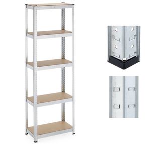 Estantería Metálica 180cm Madera