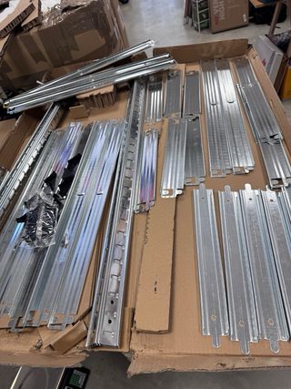 Estantería Metálica 180cm Madera