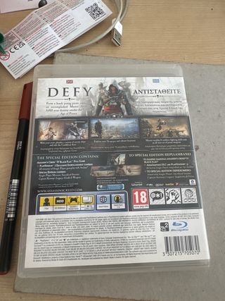Assassins Creed IV Black Flag PS3 Edición Especial