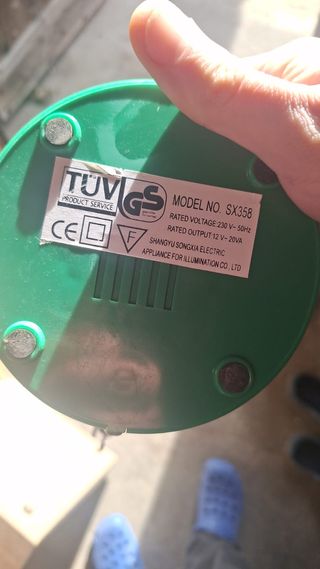 Lampada TUV anni 80 telescopica