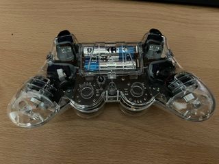 Mando PS3 Afterglow Transparente Azul