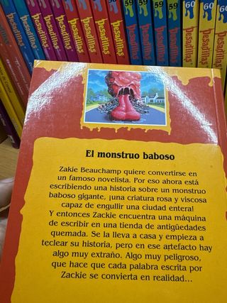 Libro pesadillas El monstruo baboso