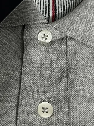 Polo Tommy Hilfiger Cinza Tamanho L