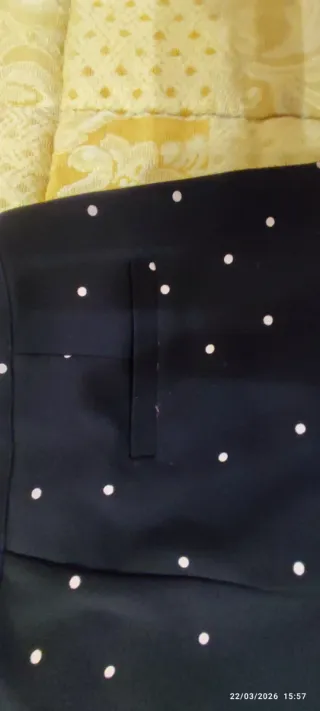 Pantaloncini donna pois bianchi