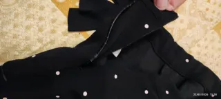 Pantaloncini donna pois bianchi