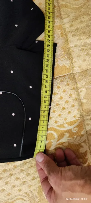 Pantaloncini donna pois bianchi