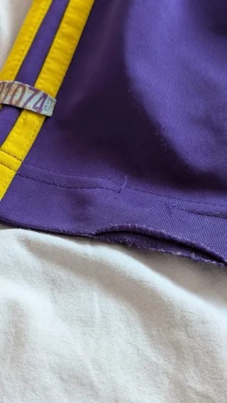 Pantalón Adidas Retro Morado y Amarillo