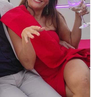 Vestito Zara monospalla rosso taglia M