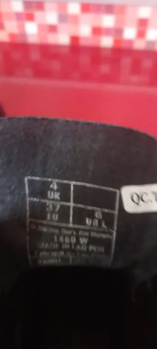 Botas Dr. Martens Talla 37 Charol