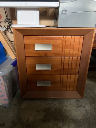 Mesa Auxiliar Madera Marrón Banak