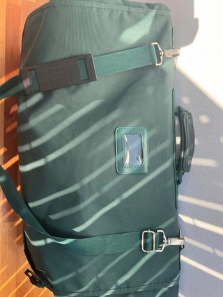 Bolso de viaje NOBUCK para traje verde/petróleo