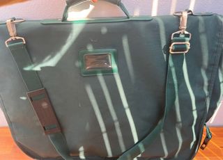Bolso de viaje NOBUCK para traje verde/petróleo